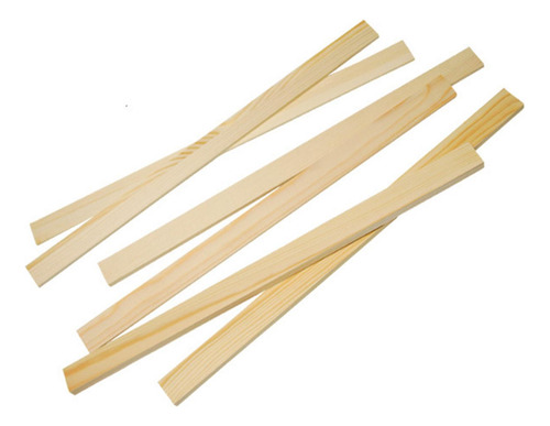 4 X 2 Tiras De Medición De, Tira De Riel De Madera, 10 Mm