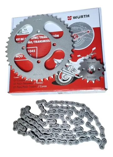 Kit De Arrastre Yamaha Ybr 125 (14-43t 428h-110l-4h) Wurth
