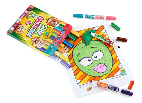 Marcadores Dual Aromáticos Lavables Crayola Scents 10pzs 20 Colores