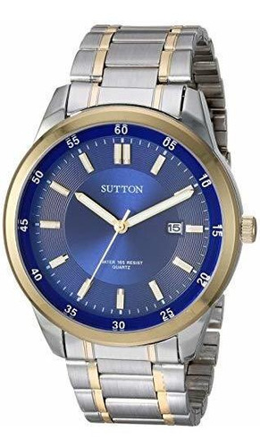 Sutton Por Armitron Su5019nvtt Reloj De Pulsera Para Hombre 