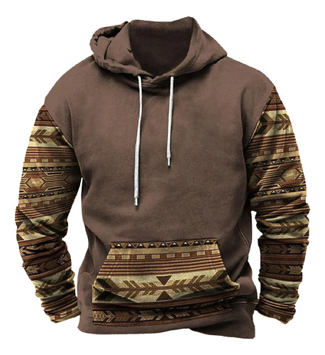 Sudadera Cómoda Con Capucha Z Para Hombre Con Estampado De C