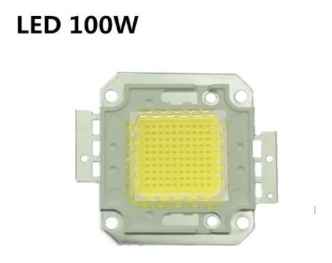 Led 100w 30-32 Volts Blanco Frio Focos Lampara Pack 3 Unidad