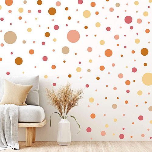 264 Piezas De Pegatinas De Pared De Lunares, Pegatinas De Pa