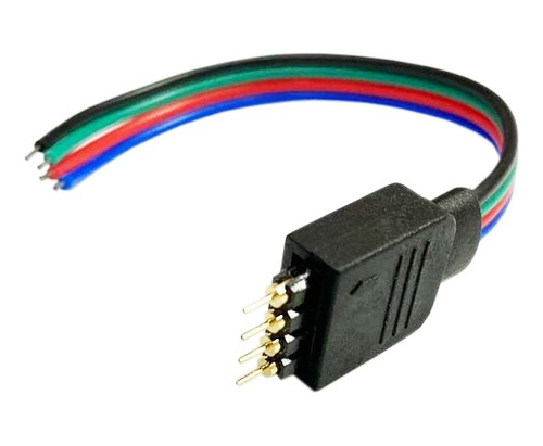 Conector Rgb 4 Pin Con Cable