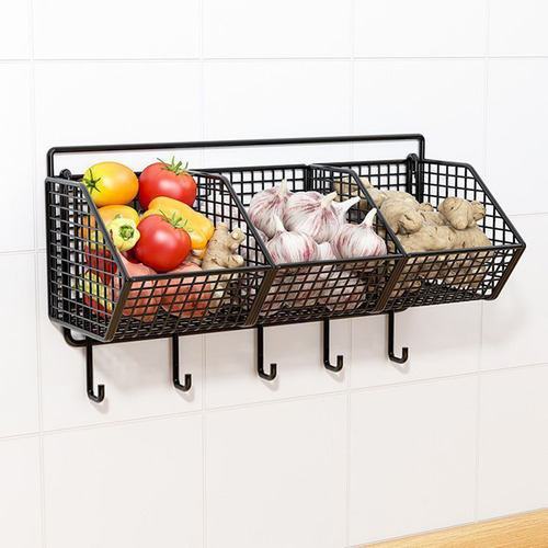 Cesta De Almacenamiento De Jengibre Y Ajo Kitchen Ginger And