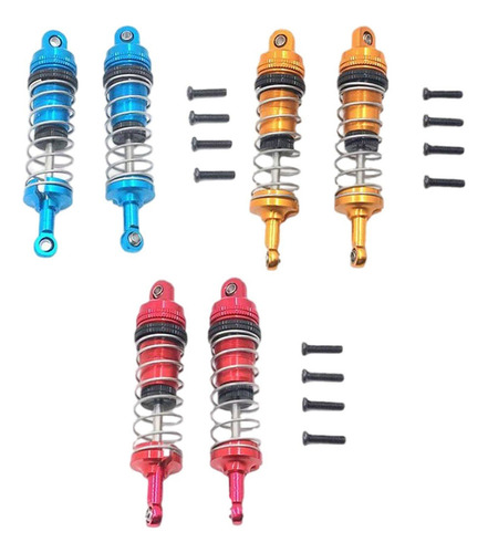 3 Pares De Accesorios De Amortiguador Rc Ajustable Para