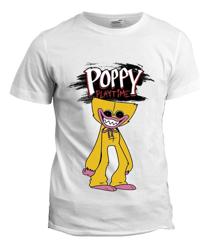 Playera Poppy Playtime Para Niños Talla Suave Liviana