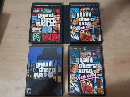 Grand Theft Auto 3 & Vice City - Ps2 - Original (Usado)