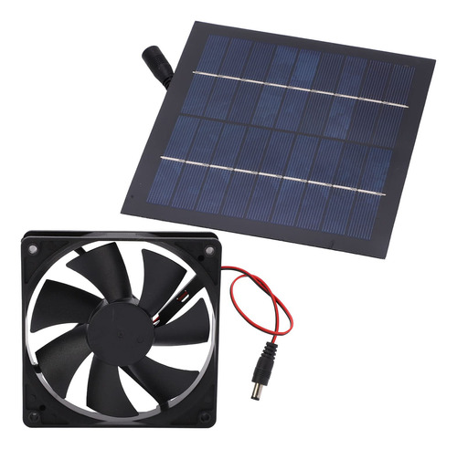 Ventilador Alimentado Panel Solar Mini Ip65 Impermeable 20w