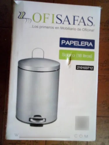 Papelera Cromada 18 Lts