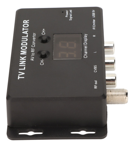 Convertidor Av A Rf, Enlace De Tv, Soporte Modular, Pal, Nts