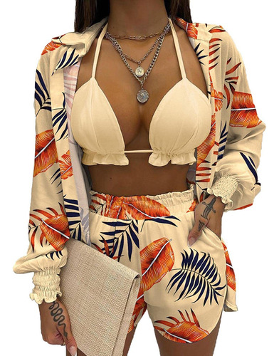 Conjunto De Traje De Bao Hawaiano De Playa De Verano De [u]