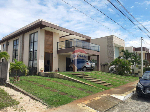 Imagem 1 de 20 de Excelente Duplex Em Condomínio Fechado Com 5 Quartos À Venda - 435m² - Ponta Negra - Natal/rm - Ca0265