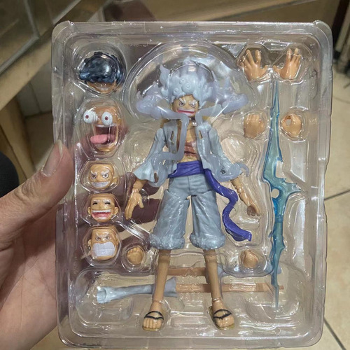 Mz Shf One Piece Monkey D. Luffy Gear Anime Figura De Ação