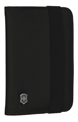 Imagen 1 de 3 de Porta Pasaporte Y Tarjeta Rfid 5.0 Negro Victorinox 610608