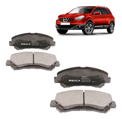 Kit Pastillas Freno Delanteras Nissan Qashqai 1.6 2010 2014