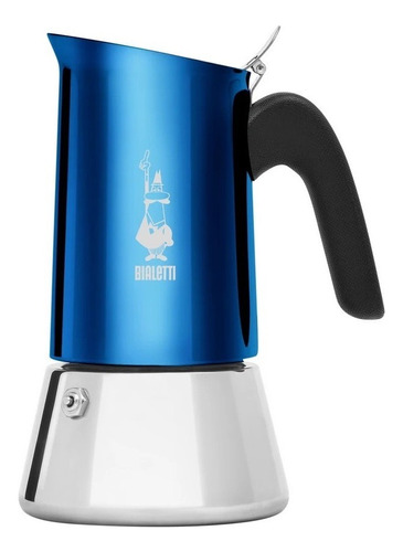 Cafetera Bialetti Venus Blue 2 Cup Acero Inoxidable Italiana