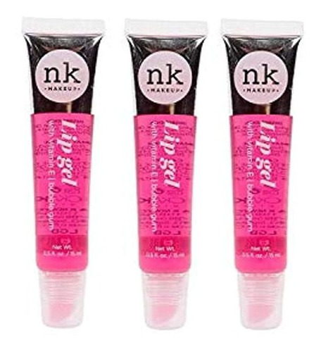 3 Paquetes De Chicles De Gel De Labios Nicka K