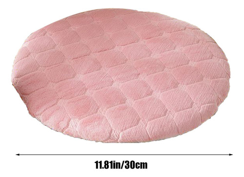 Cojín Redondo De Felpa En Forma De C, Cojín De Tatami Para S