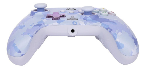 Joystick Xbox One Y Xbox Series Con Cable Power A Macrotec Color Camuflado Púrpura