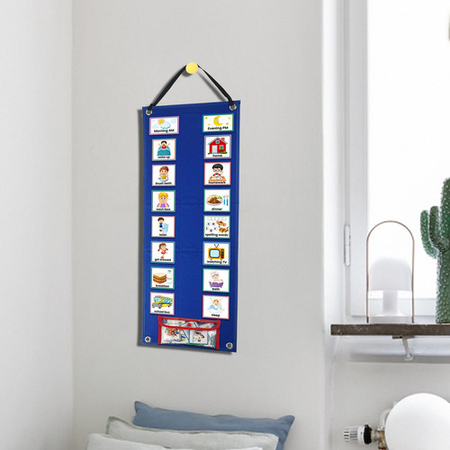 Calendario Visual Para Niños, 70 Piezas, Tarjetas De