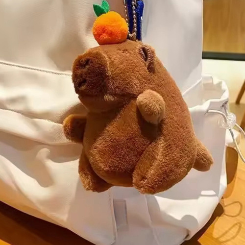 Llaveros De Peluche Con Forma De Capibara Para Niños, 4 Unid