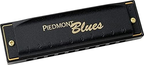 Hohner Piedmont Blues 7 Paquete De Armónica Con Estuche, Ace