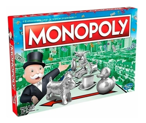 Imagen 1 de 3 de Juego de mesa Monopoly Hasbro C1009