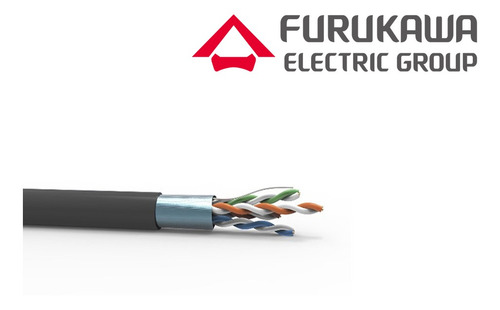 Imagen 3 de 7 de Bobina Ftp 305m Cat5e Furukawa Negro Exterior Multilan