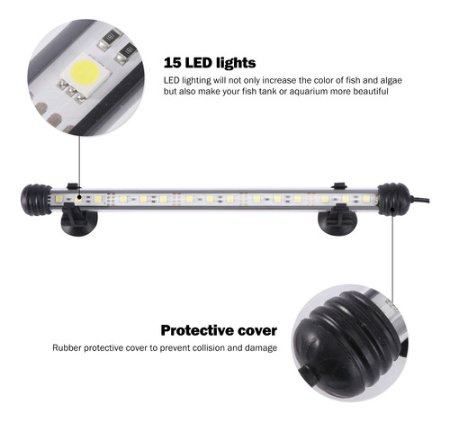 Luces Led Para Peceras De 28 Cm, Iluminación Para Acuarios,