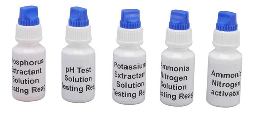 Kit De Análisis De Suelo, Solución Líquida, Ph, Nitrógeno Y