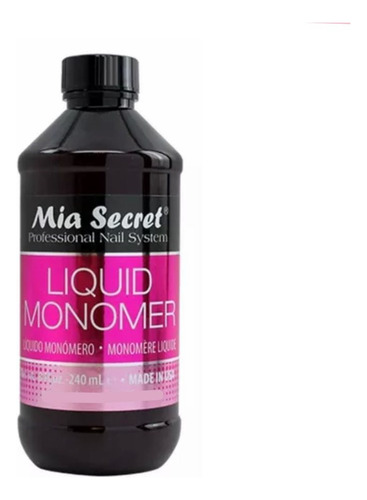 Monómero/líquido Acrílico Profesional Mia Secret 240 Ml