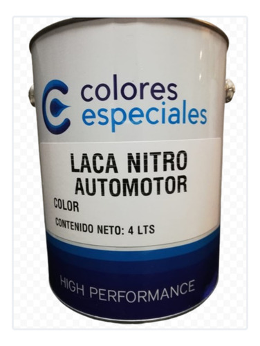 Laca Nitro Automotor  (colores Varios)  4lts