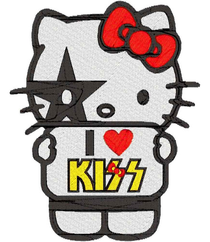 Hell Kitty Set De 15 Matrices Bordadoras Bordado Bordar Ropa