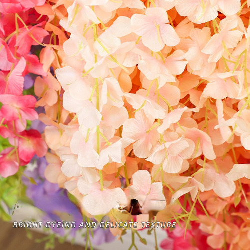 12 Simulaciones De Flores De Wisteria Decoración De Boda