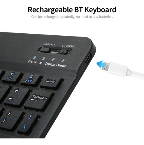Keyboard Suit Keyboard Bt Inch Teclado Teclado Portátil
