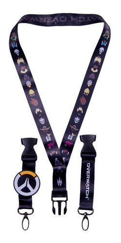 Overwatch Lanyard Portagafete Luminoso De Blizzard Nuevo !!!