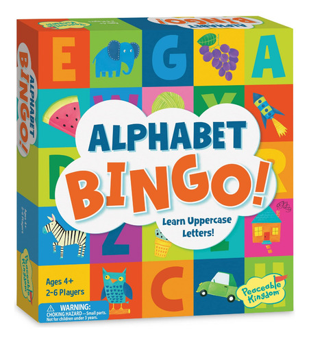 Bingo Del Alfabeto Del Reino Pacífico! Juego De Mesa Educat