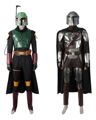 Disfraz De Cosplay De Boba Fett De Mandalorian Idéntico De L