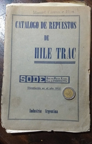 Catalogo Antiguo Hile Trac Sode Repuestos Tractor 