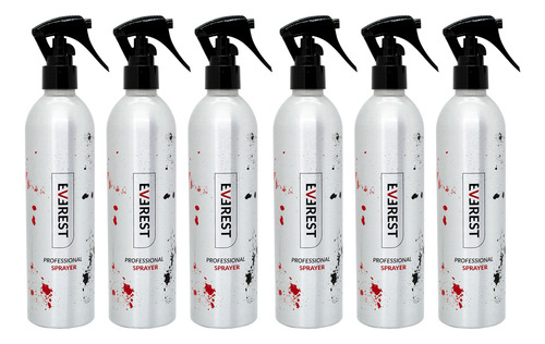 Everest Sprayer Kit Pulverizador Peluquería Aluminio X6