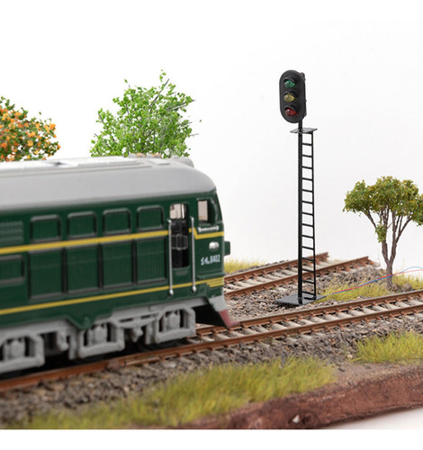 6pcs Diy Semáforos 1:87 Ho Escala Semáforo Lámpara Luz De