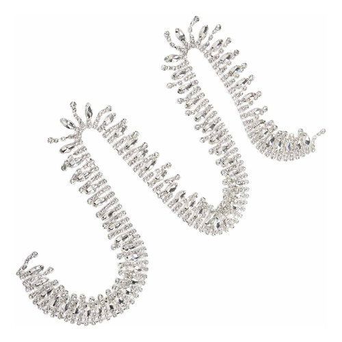 Adorno Con Apliques De Diamantes De Imitación De 1 Yarda De