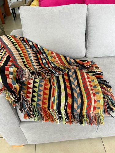 Manta Decorativa Cubre Sillón Pie De Cama 200x150 Modelo 3