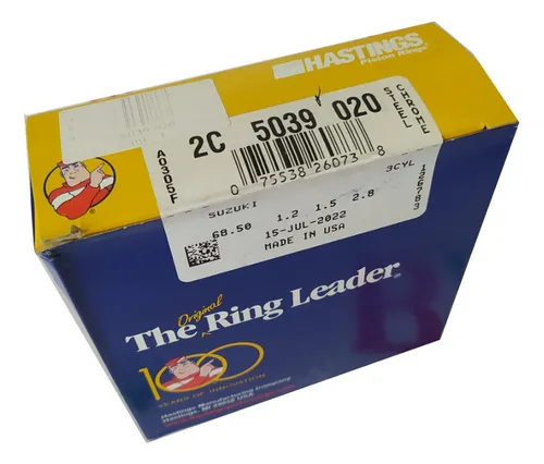 Anillos De Piston Marca Hastings 0.20 MercadoLibre