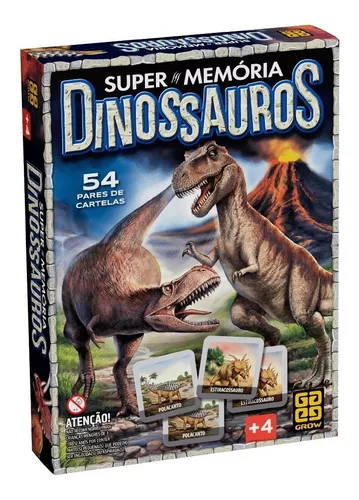 Super Memória 108 peças - Dinos & Sauros