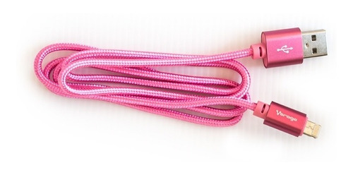 Imagen 2 de 4 de Cable Vorago Usb A Macho - Micro Usb B/lightning 1 Metro /v
