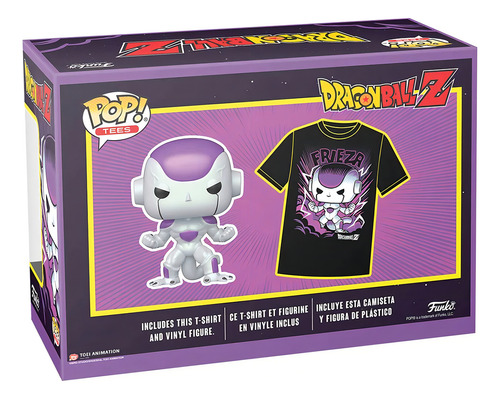 Set Funko Pop Tee Dragon Ball Z Frieza Y Playera M Exclusivo