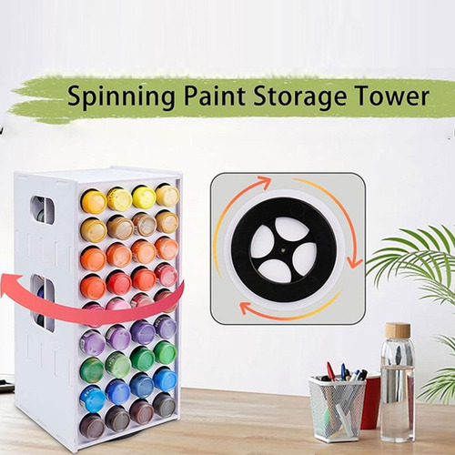 Organizador De Armazenamento De Pintura Artesanal Com 72