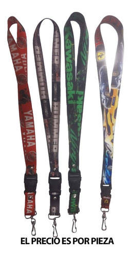 Correa Porta Gafete Motociclismo Fox Harley Racing Sport Duk
